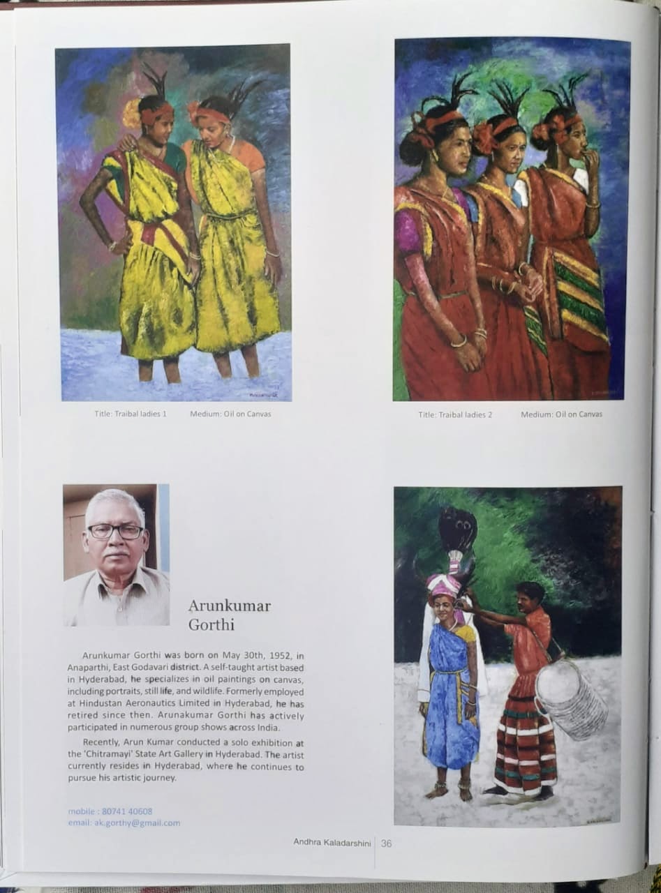 Gorthy Aruna Kumar at work