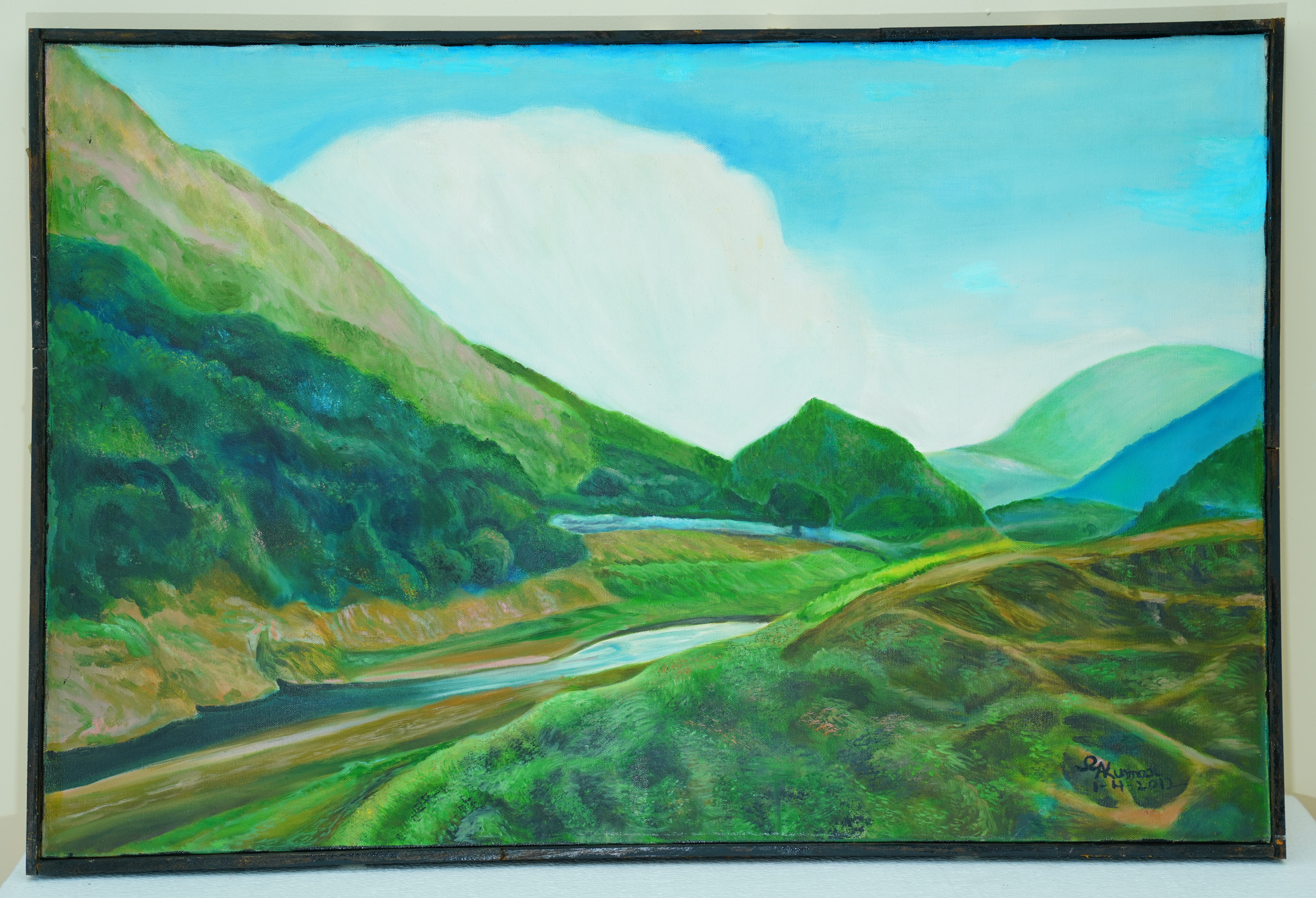 Landscape Painting by G. Aruna Kumar